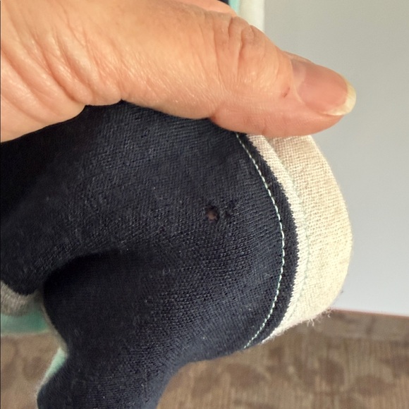 9-Helly Hansen Women's Striped Jersey - Dark Blue, Gray, White, and Turquoise - Picture 7 of 14